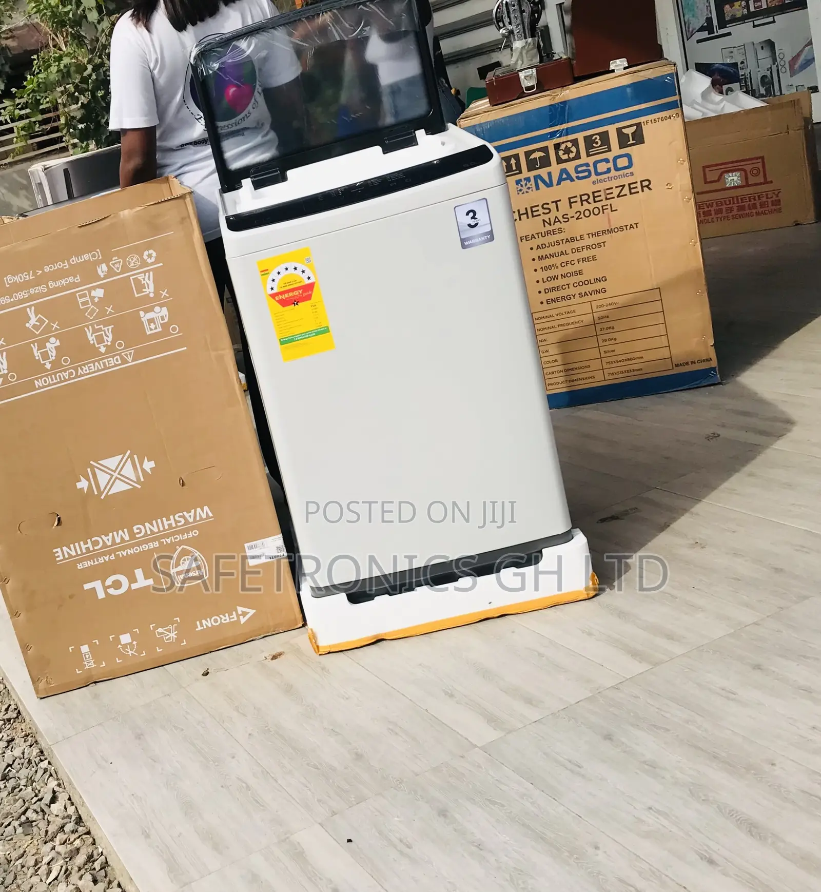 Original 8kg Topload TCL Washingmachine F708tl Gray