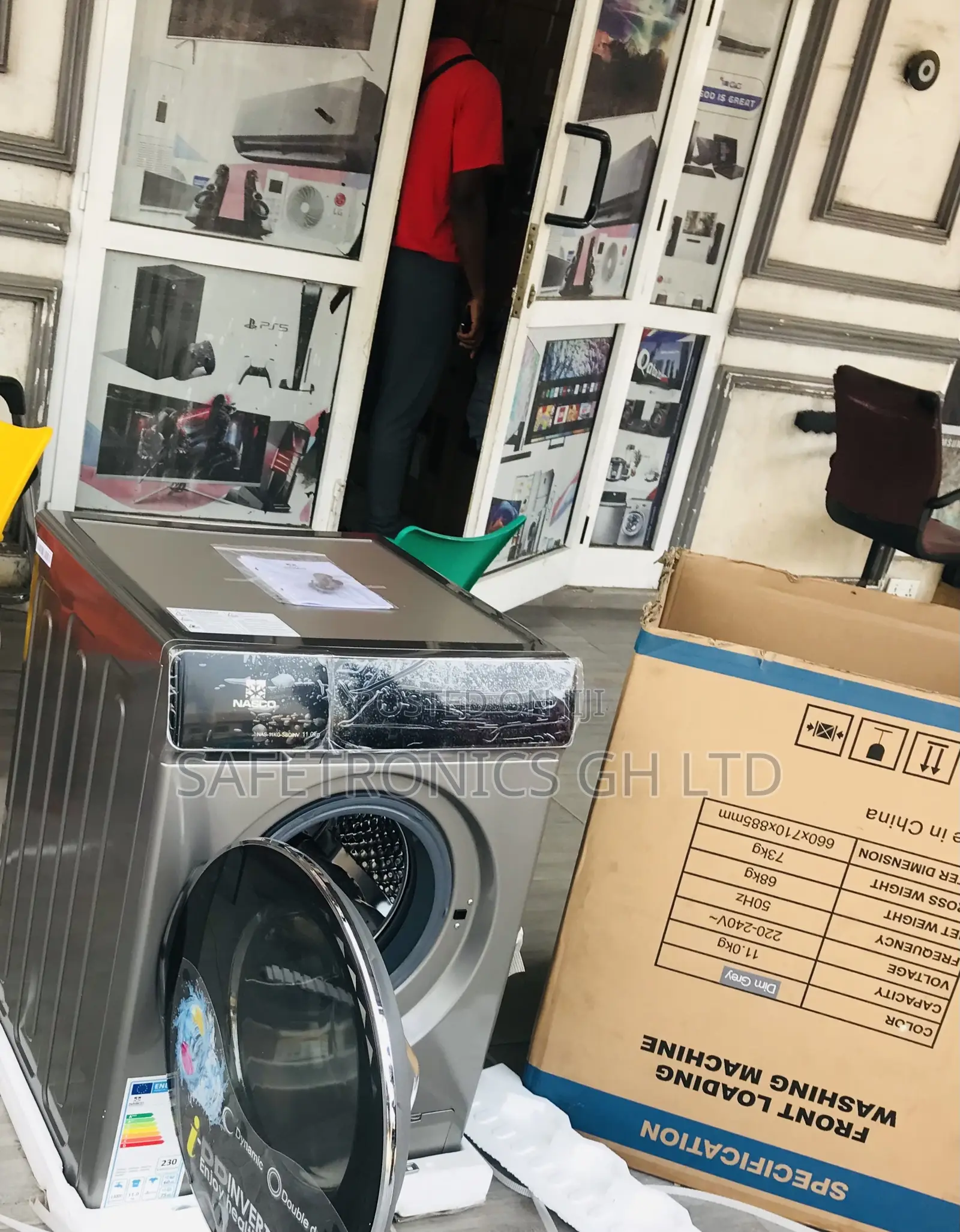 New Frontload Nasco 11kg Inverter Fully Automatic Washer