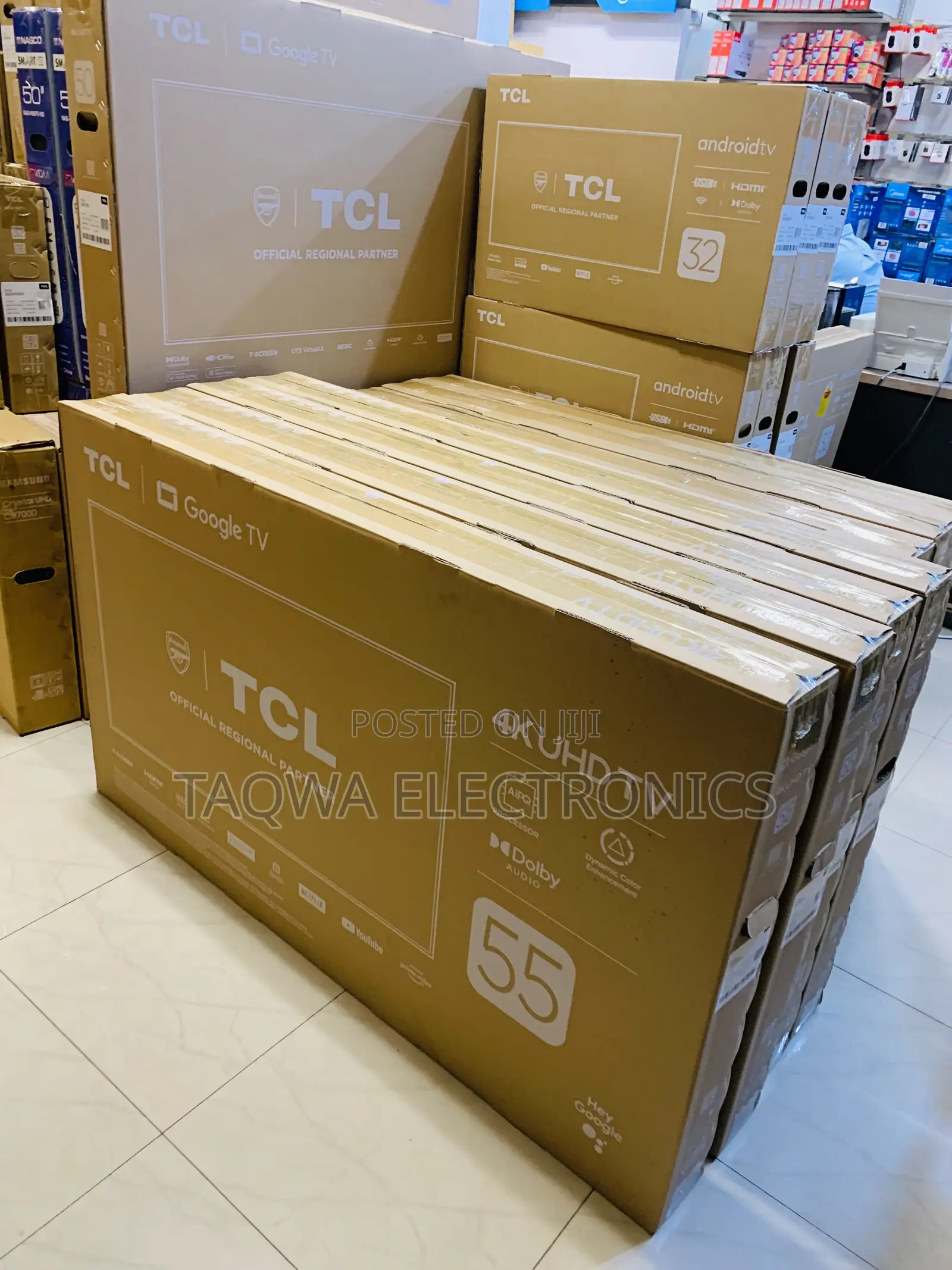 The New TCL 55inches Android Tv
