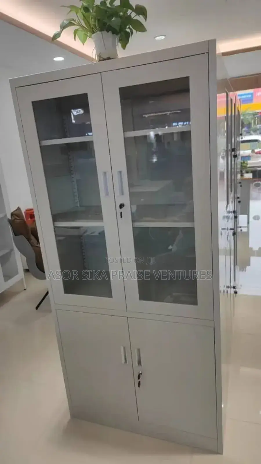 Office Cabinet Half Glass