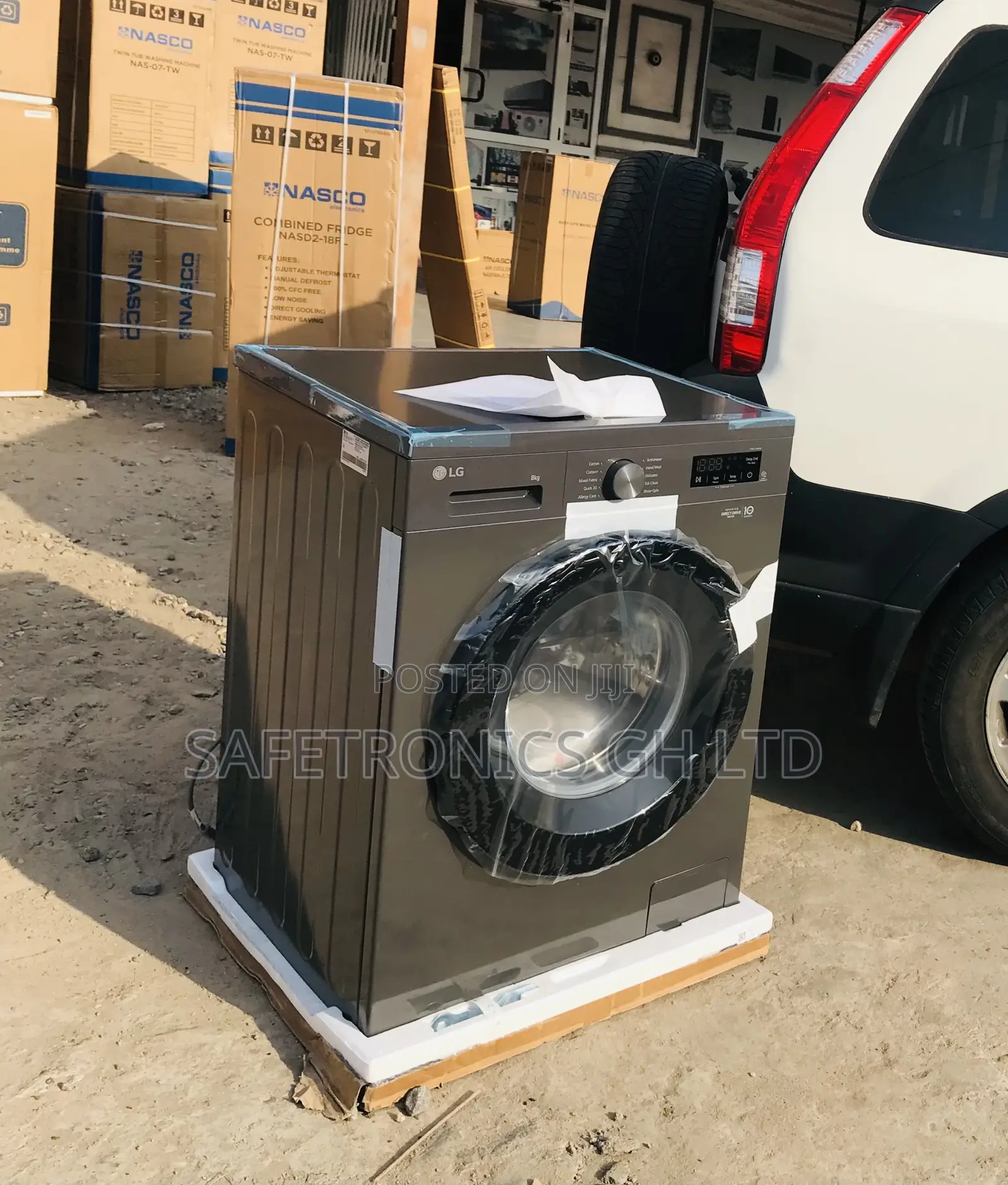 Super New 8kg Front Load Fully Automatic LG Gray Washer