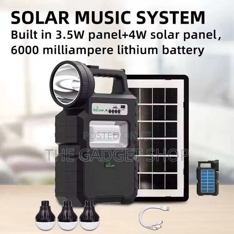 Cclamp Portable Mini Solar Lighting System