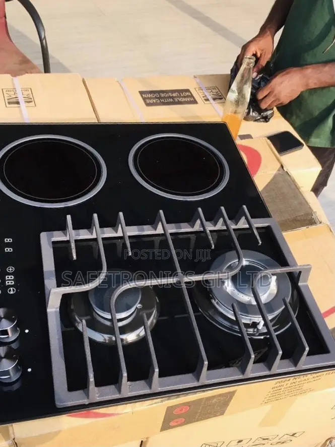 Purchase Kenwood 2 Electric 2 Gas Hobs 60cm Black Glass