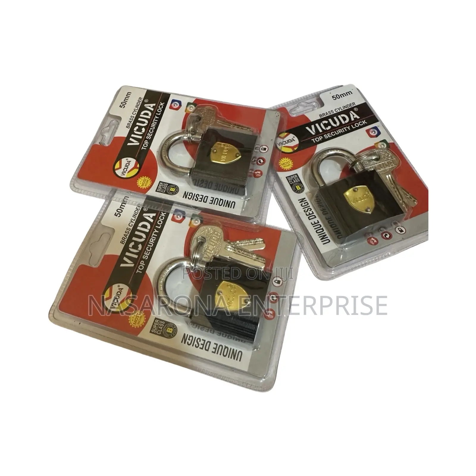 Vicuda Top Security Padlock (50 Mm) Small 12 PCS