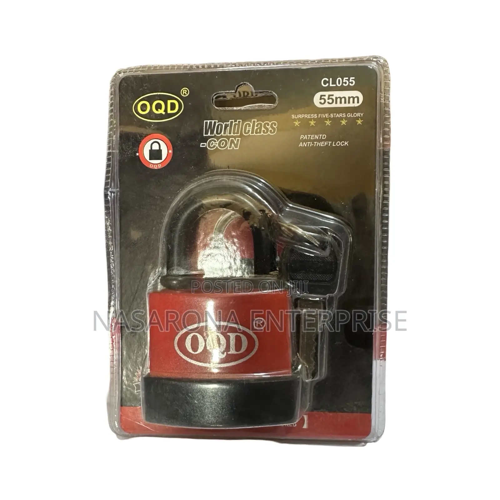 Waterproof Oqd Antitheft Padlock 55mm (6pieces)