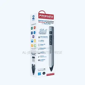 Universal Wireless Promate 220mah Presenter +Stylus Pen -10m