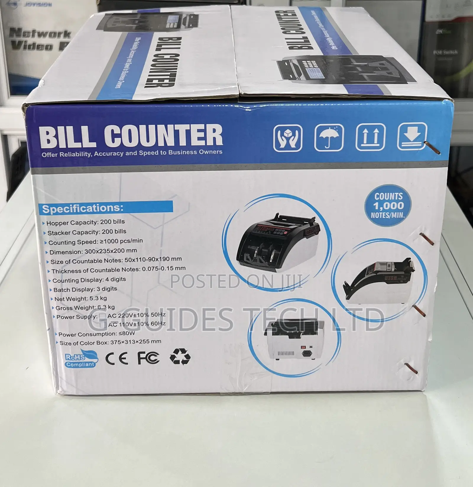 Al-6100 Bill Counter, Money Counting Machine