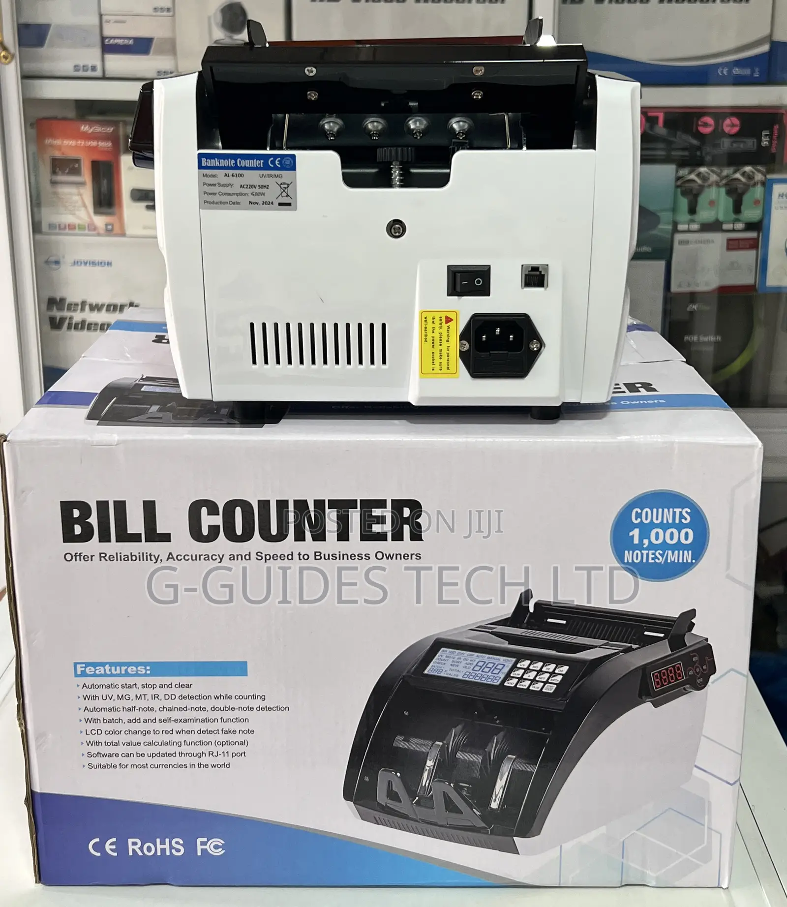 Al-6100 Bill Counter, Money Counting Machine