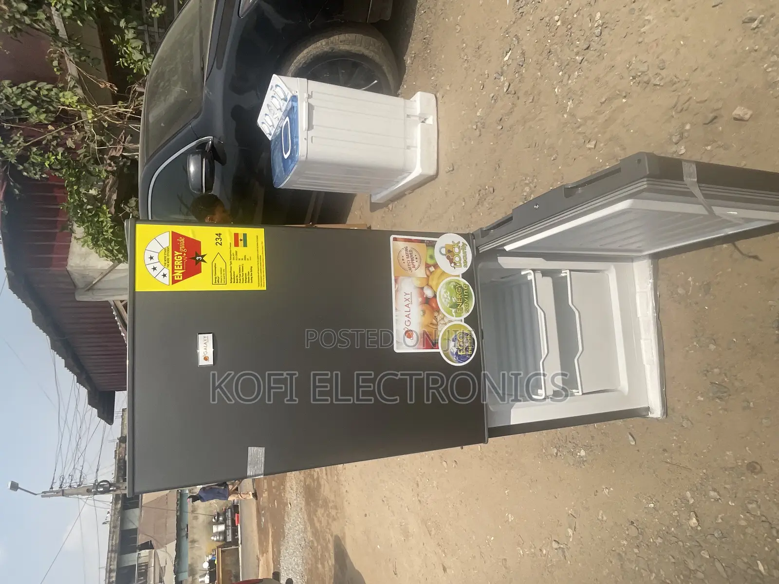 Extreme Cooling 108litres Galaxy Double Door Fridge