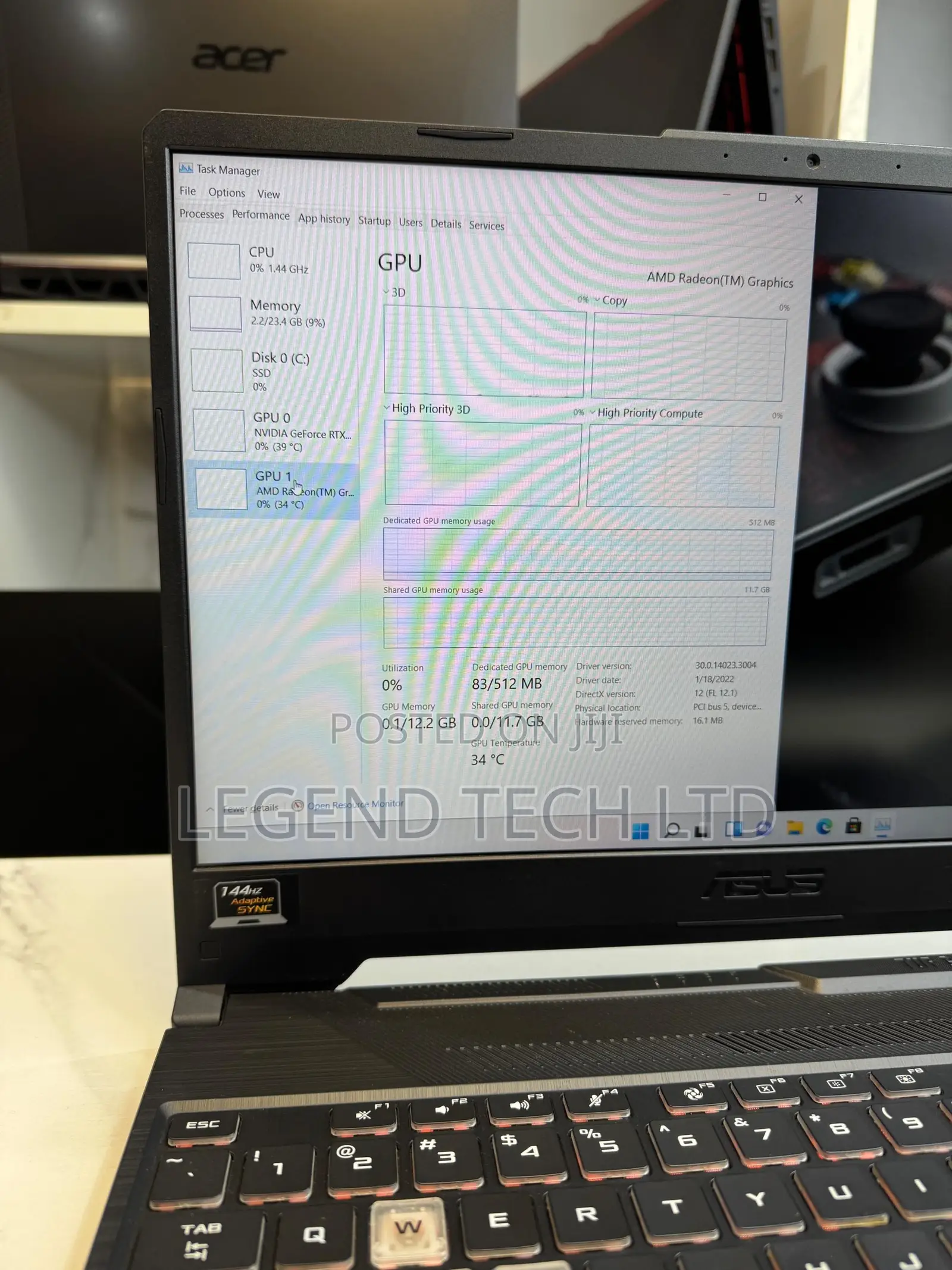 Laptop Asus TUF Gaming FX504 24GB AMD Ryzen 7 HDD+SSD 256GB