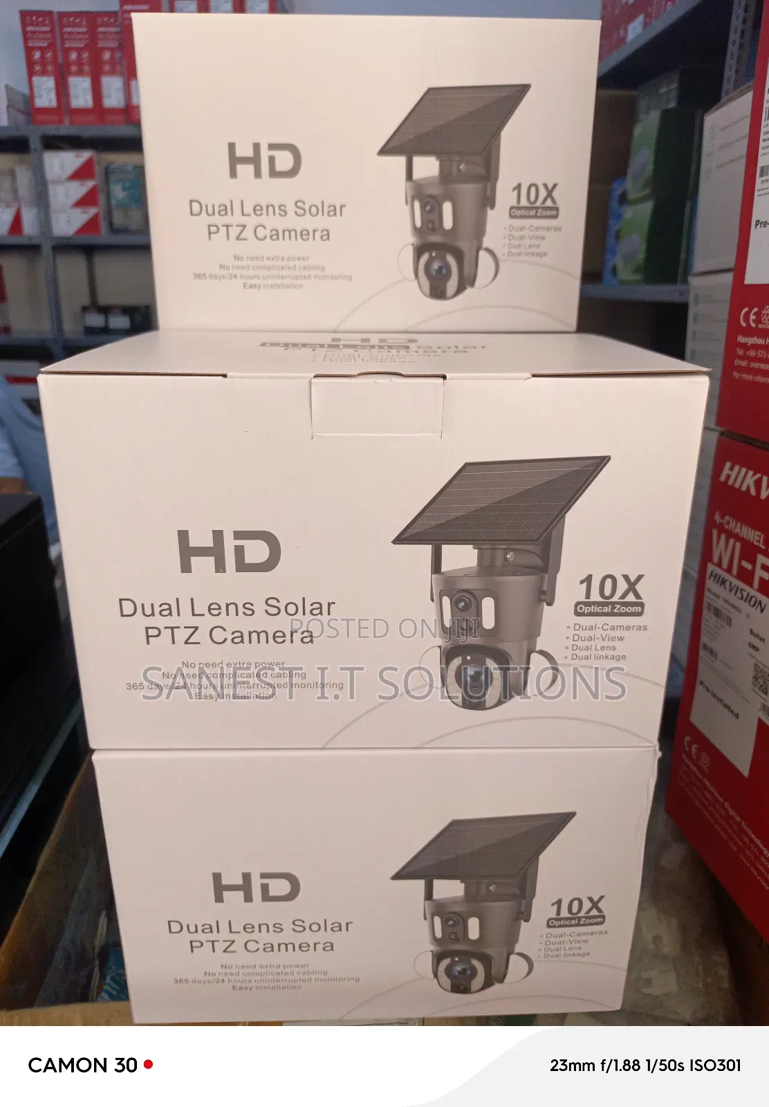 Dual Lens Solar PTZ Camera