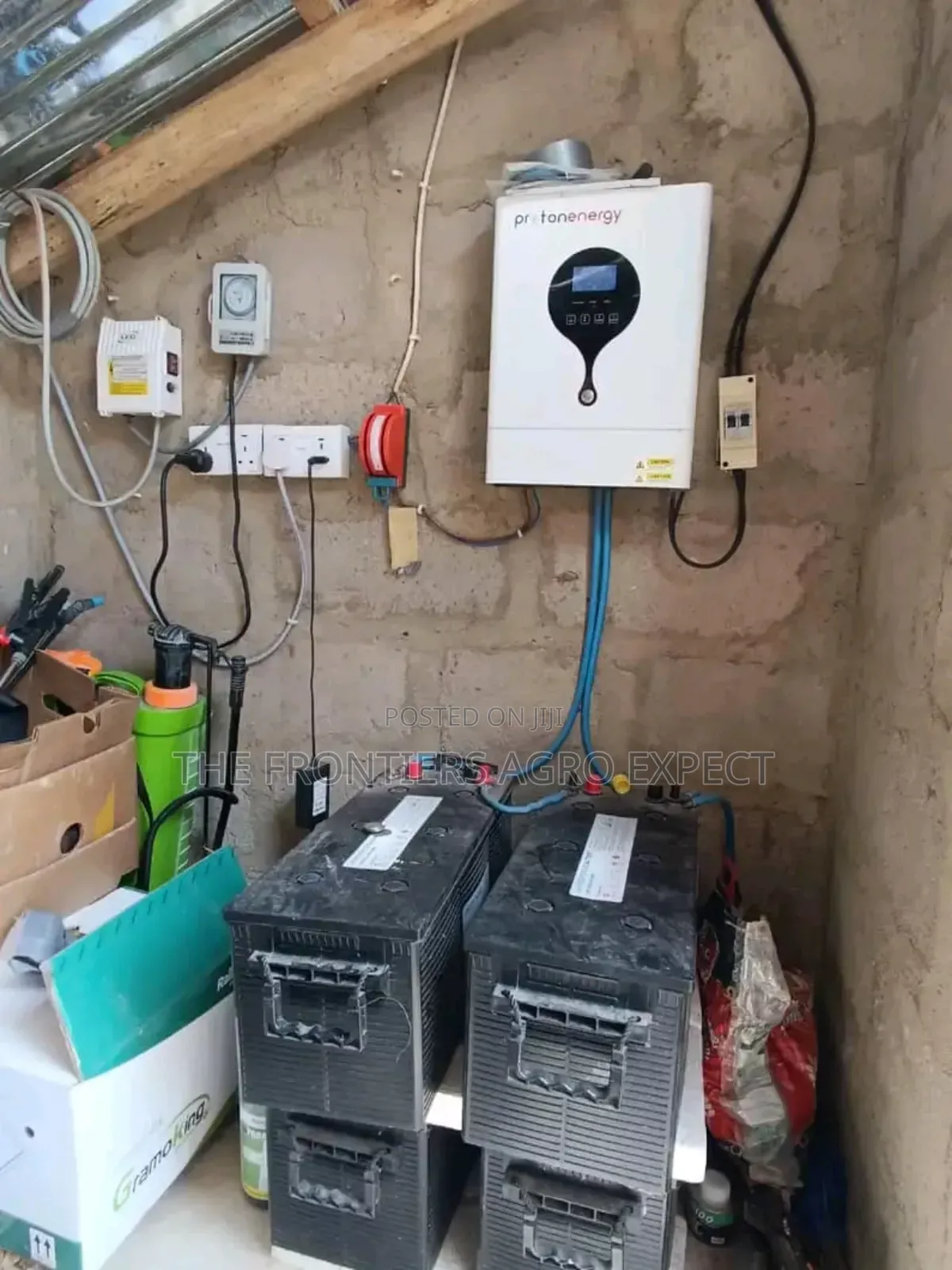 Solar and Irrigation Installation. + Free Solar CCTV Camera