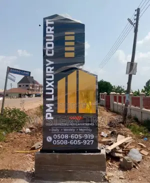3D Front and Back Signage With Light