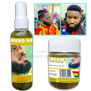 Nnuro Hair Growth Oil - 100ml + Hair Growth Cream - 140g