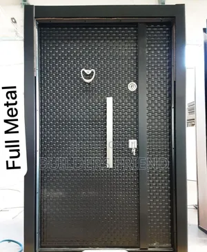 Turkish Heavyduty Full Metal One Half Security Door Set
