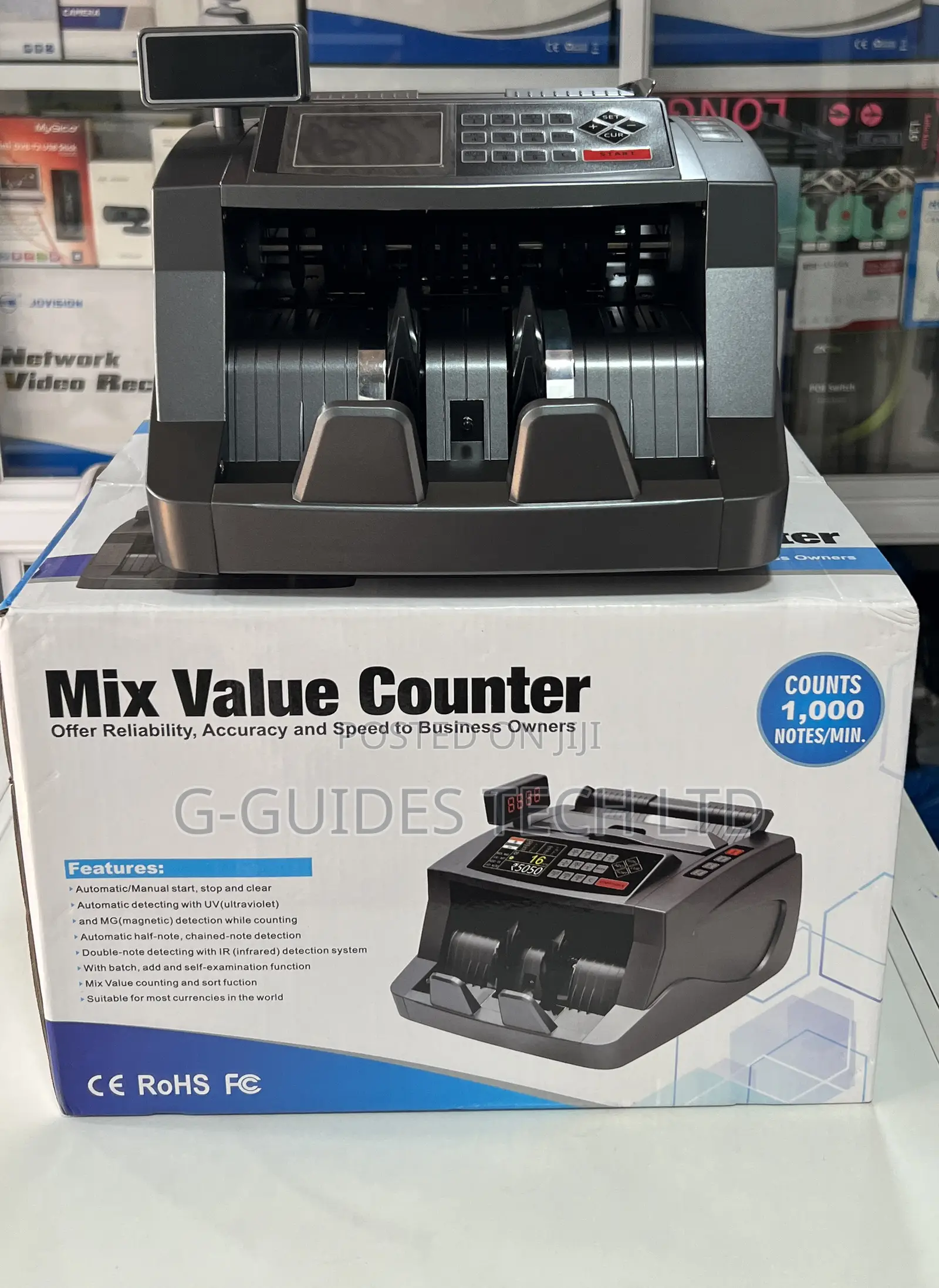 Mx-5500t Mix Valve Counter, Money Counting Machine