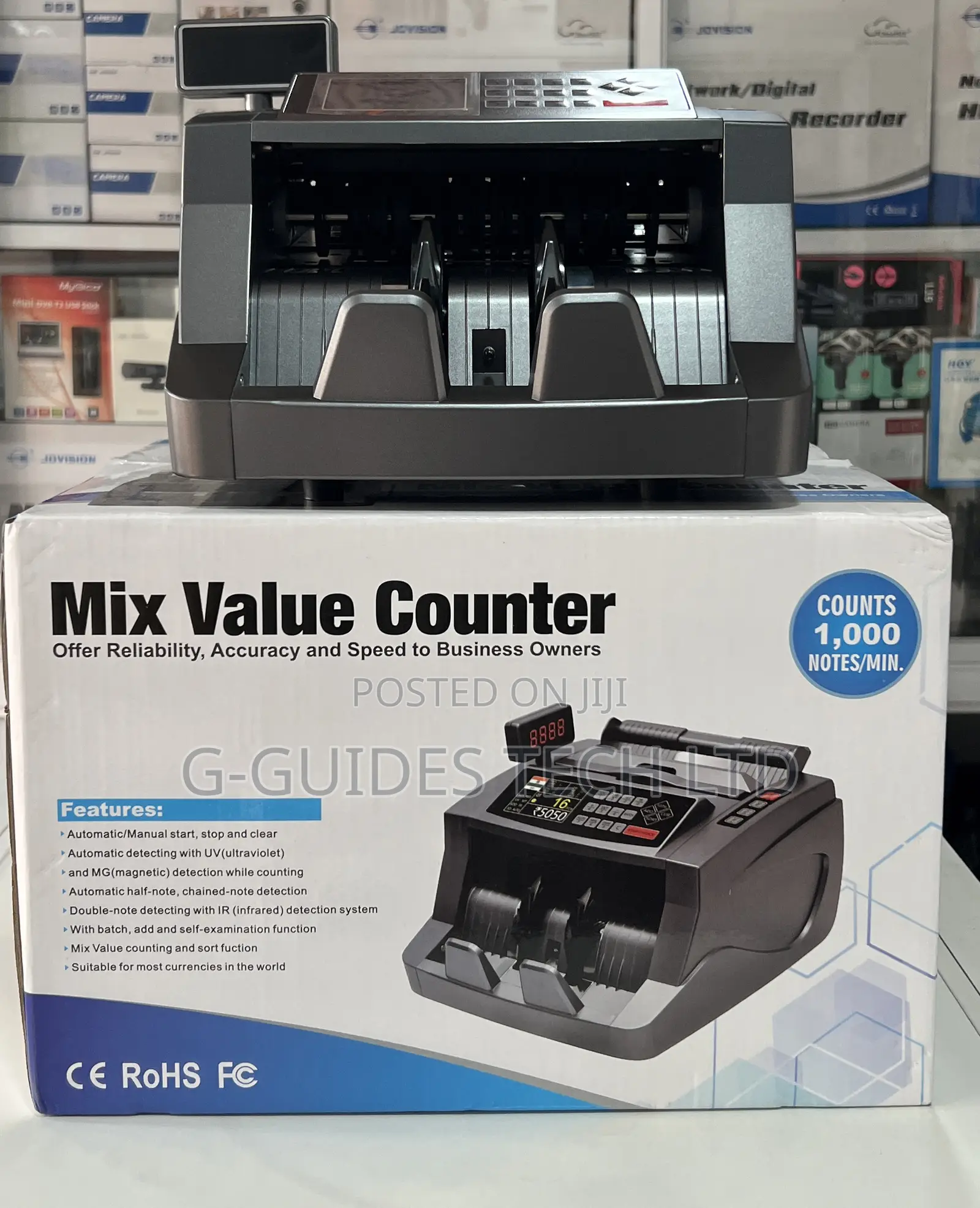 Mx-5500t Mix Valve Counter, Money Counting Machine