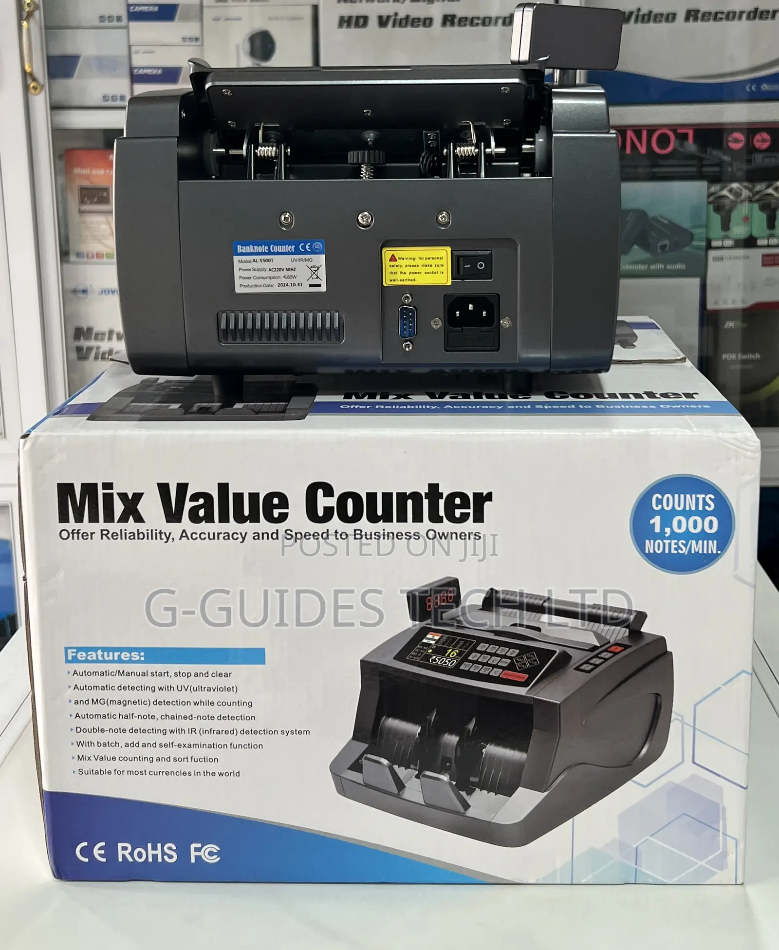 Mx-5500t Mix Valve Counter, Money Counting Machine