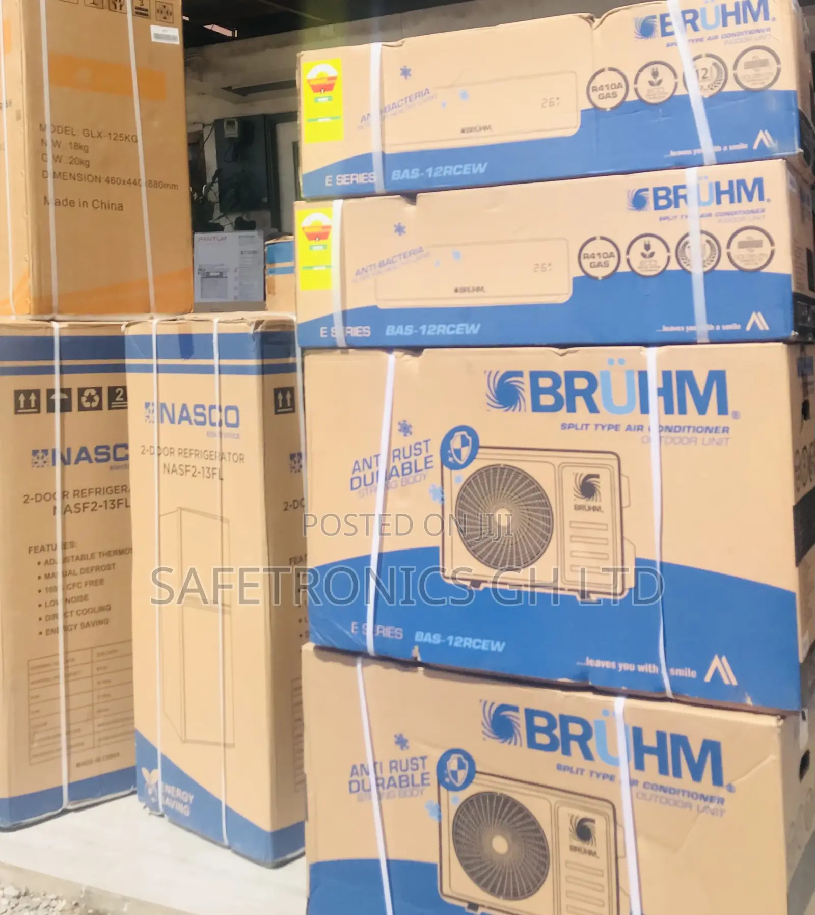 Eco Friendly Bruhm Inverter 1.5 Horsepower Split Gas AC