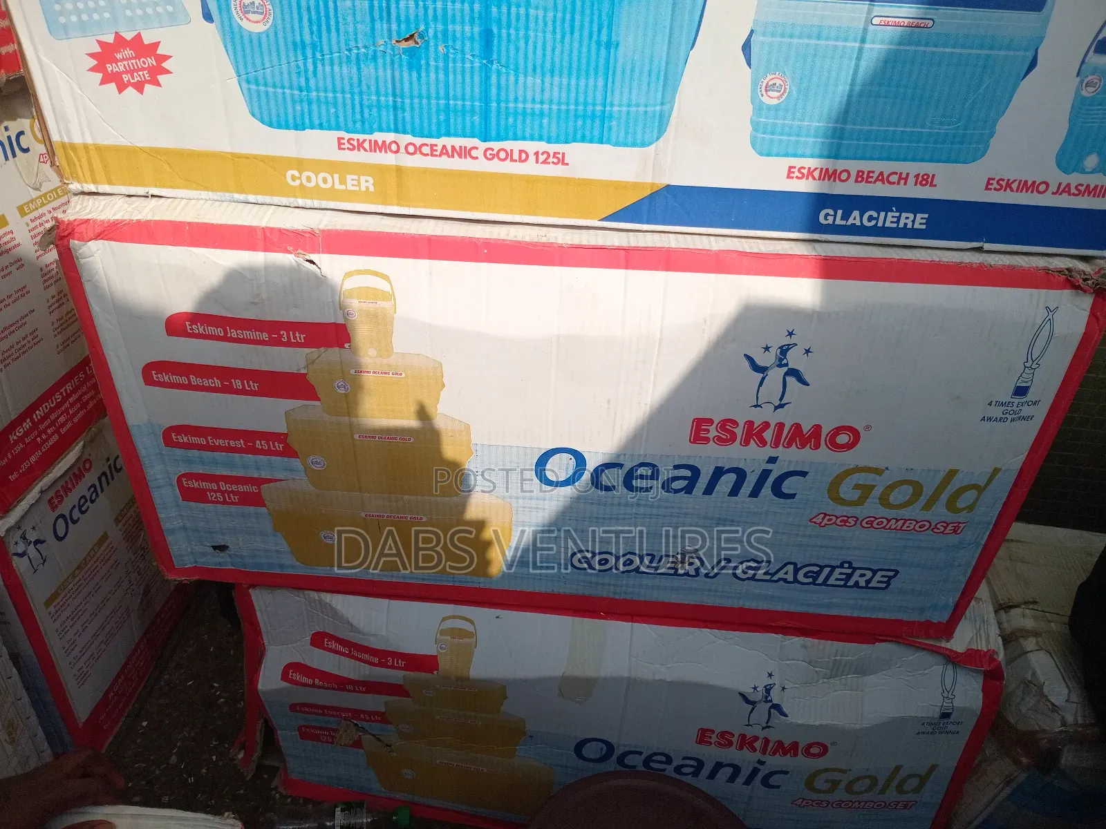 125 Litres Combo Set Quality Cooler Box Ice Chest