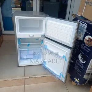 Cute 80 Littres Double Door Fridge Pearl
