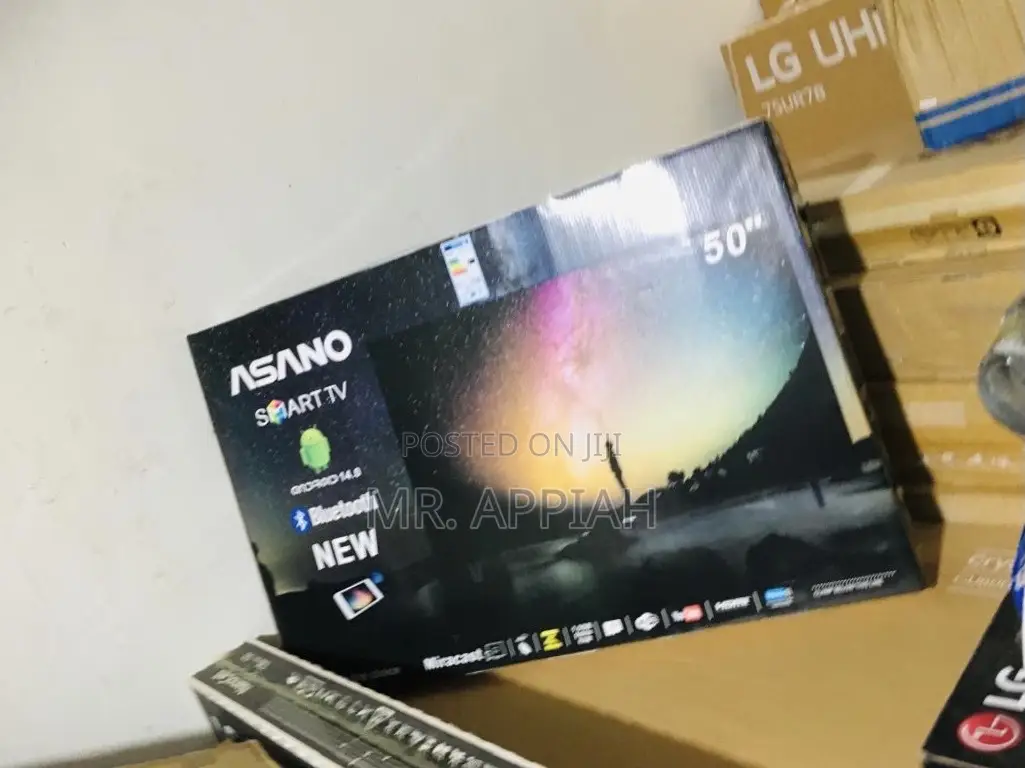 Unique Design Asano 50” Uhd Bluetooth Television.