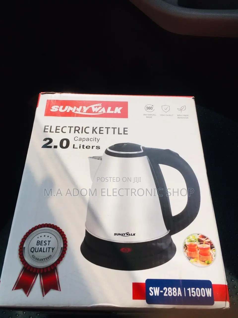 Sunnywalk Electric Kettle:Effortless Boiling, Stylish Design