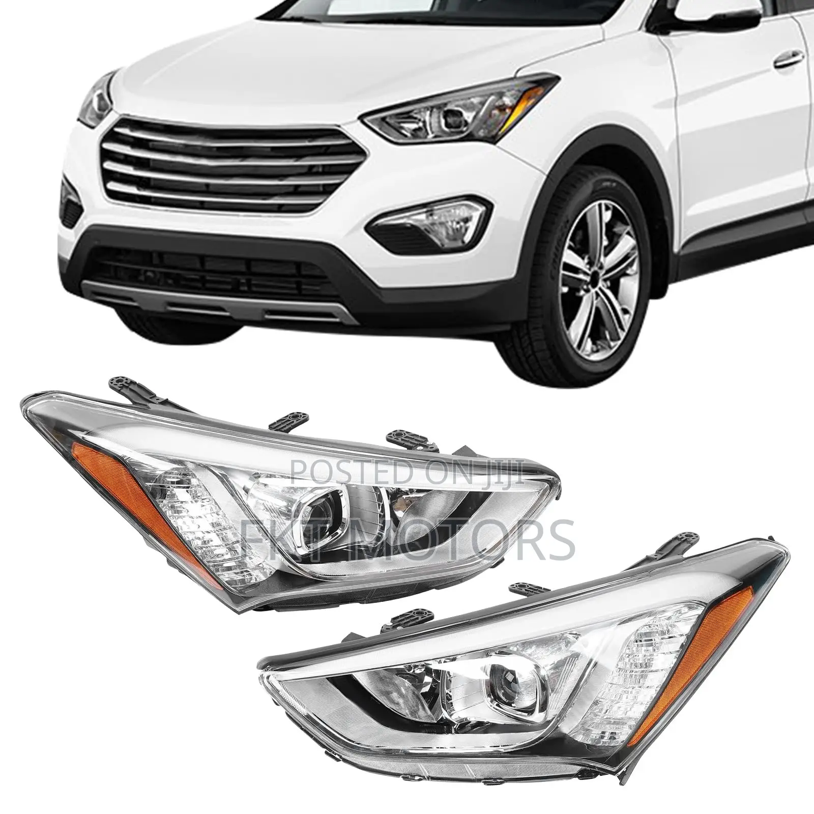 Hyundai Santa Fe Headlight Led 2012,2013,2014,2015,2016,2017