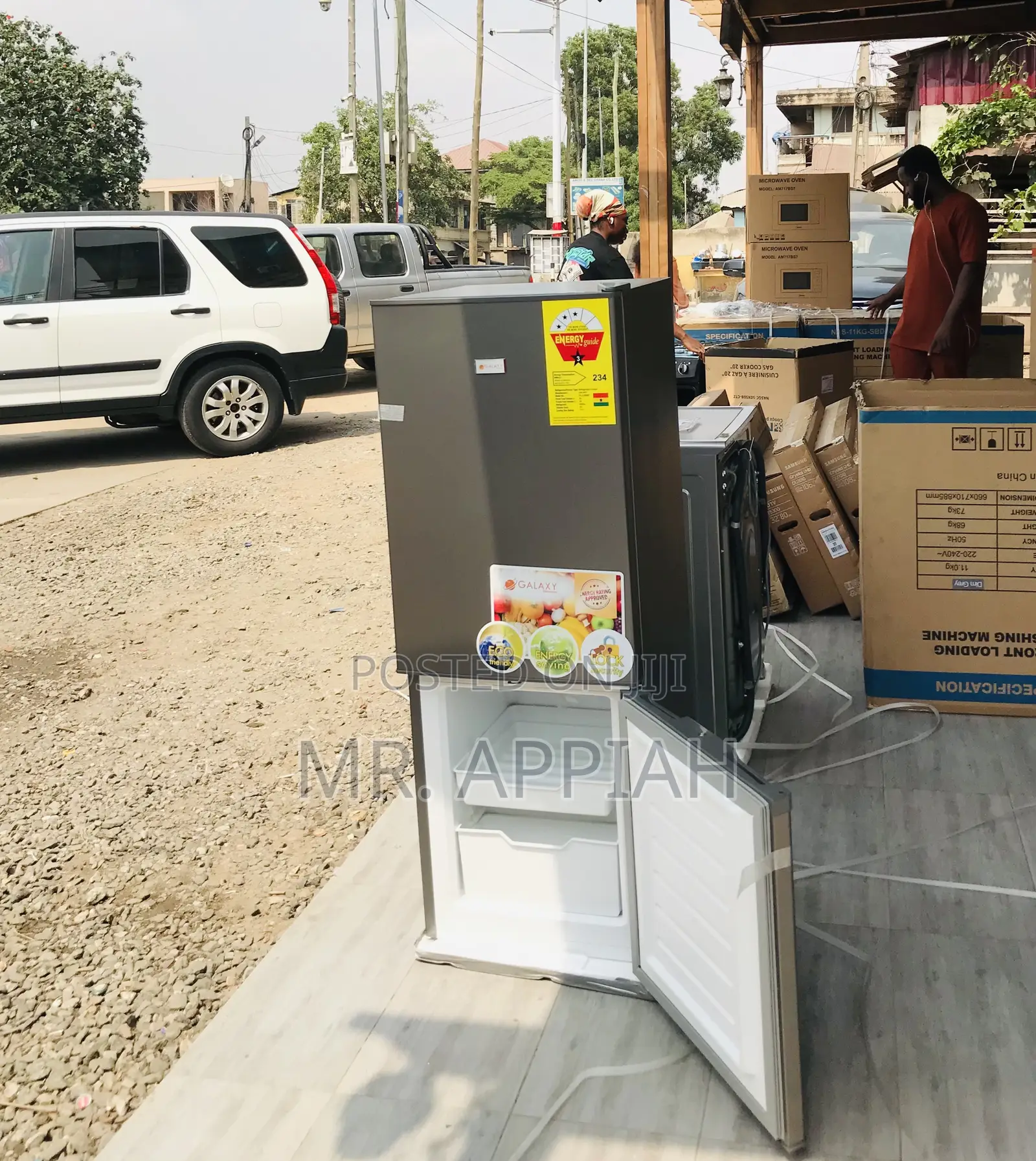 Latest Galaxy GLX-200TM Double Door Fridge(108ltr).