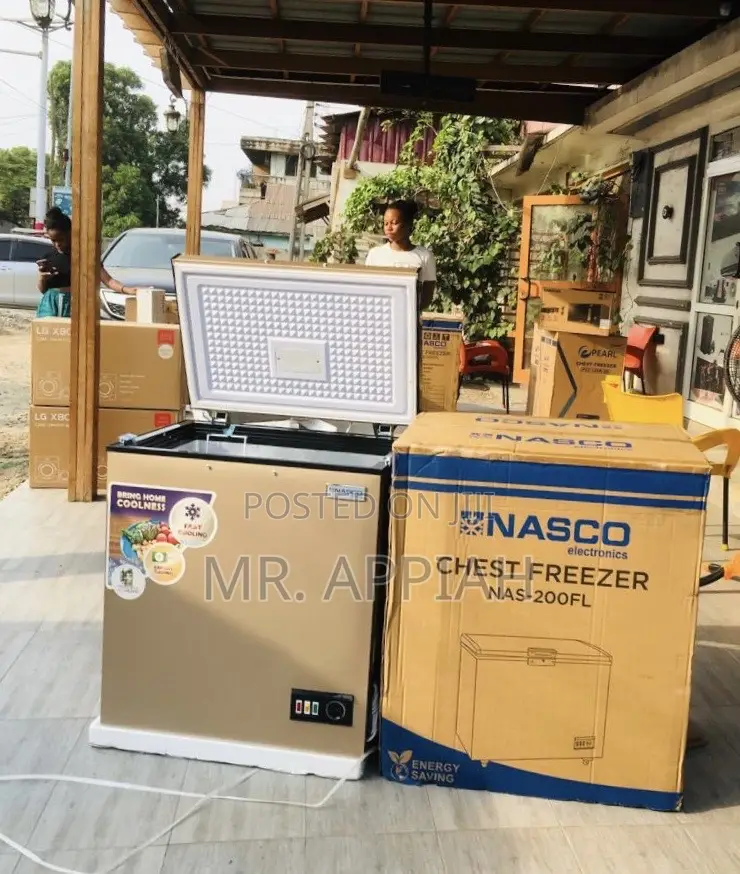 Long Lasting Nasco Nas200fl 150ltr 1 Door Freezer(Gold).