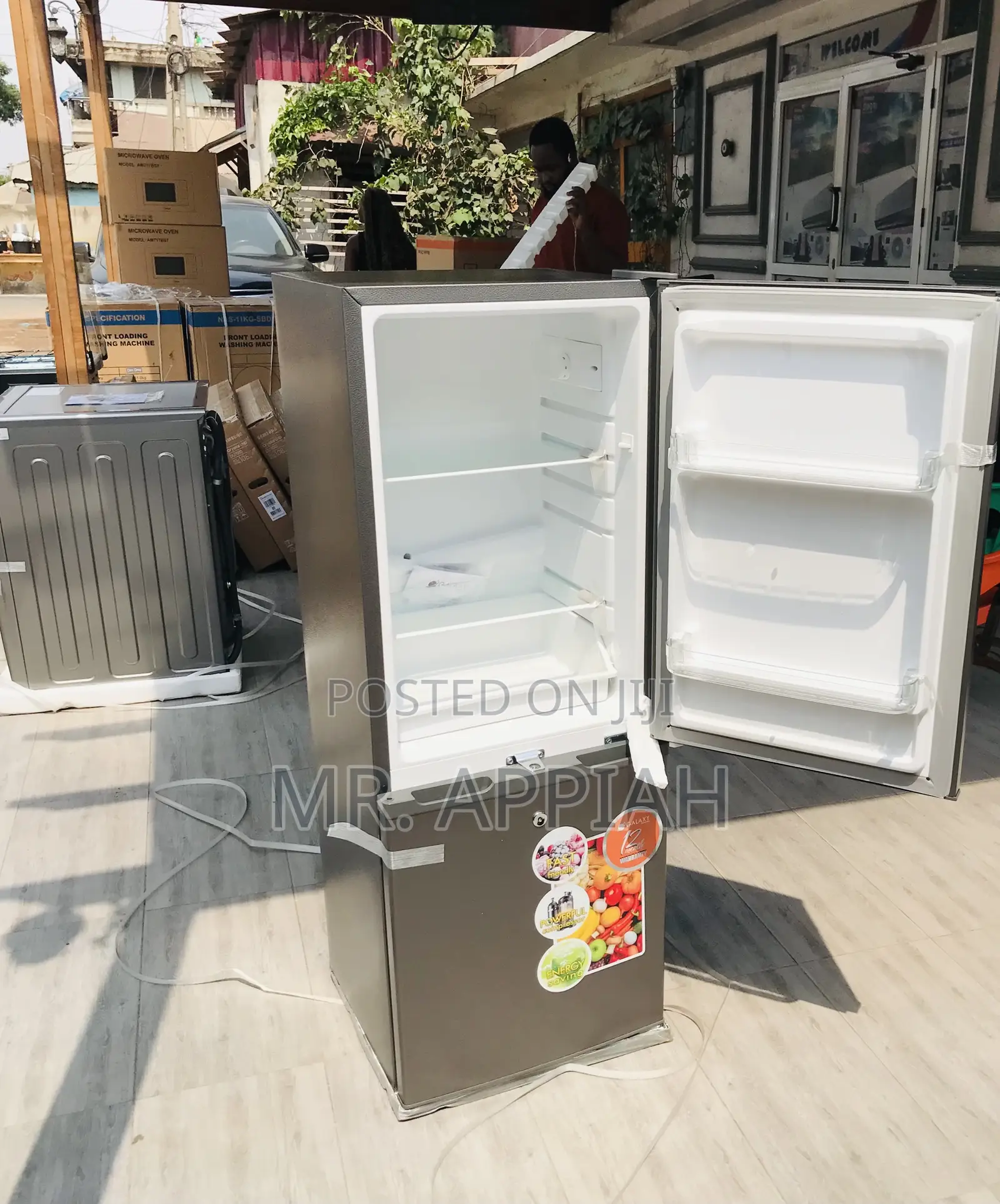 Fabulous Galaxy Double Door Fridge(GLX-200TM)Gray.