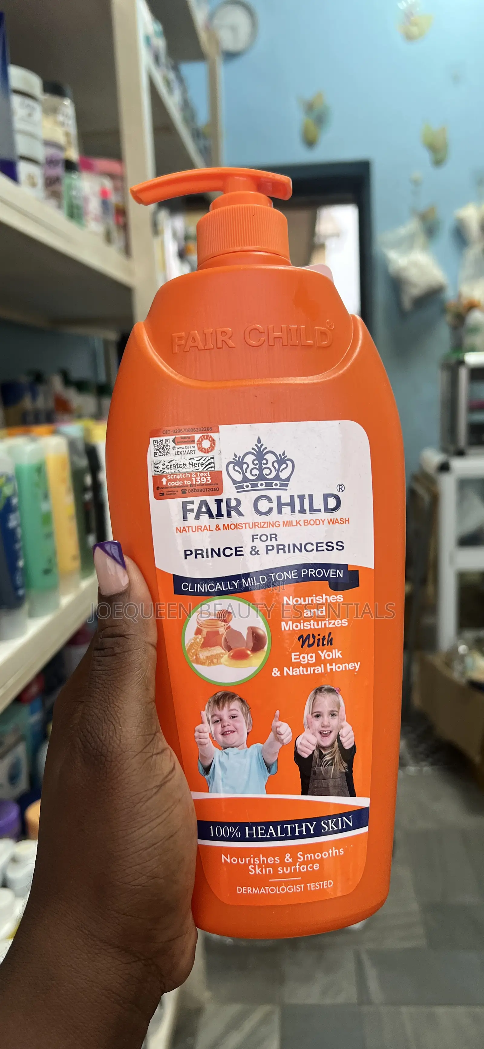 Fair Child Moisturizing Milk Body Wash