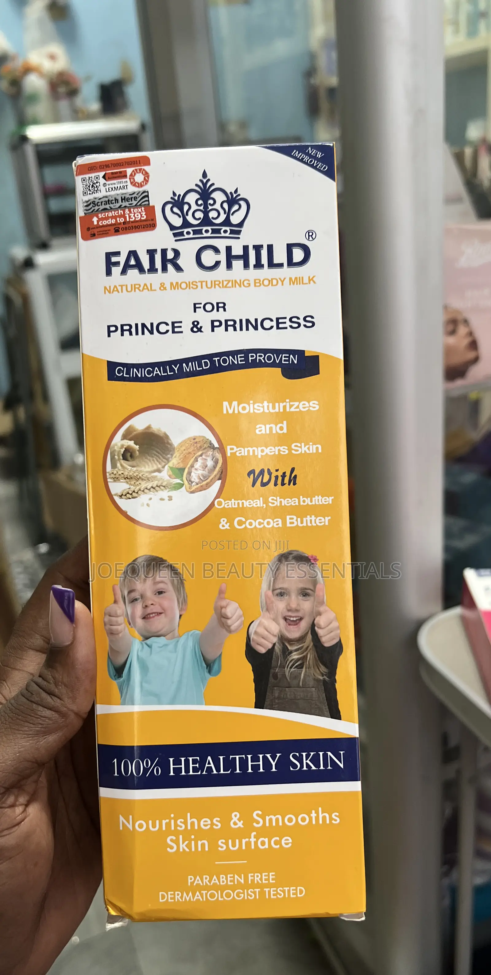 Fair Child Natural And Moisturizing Body Milk