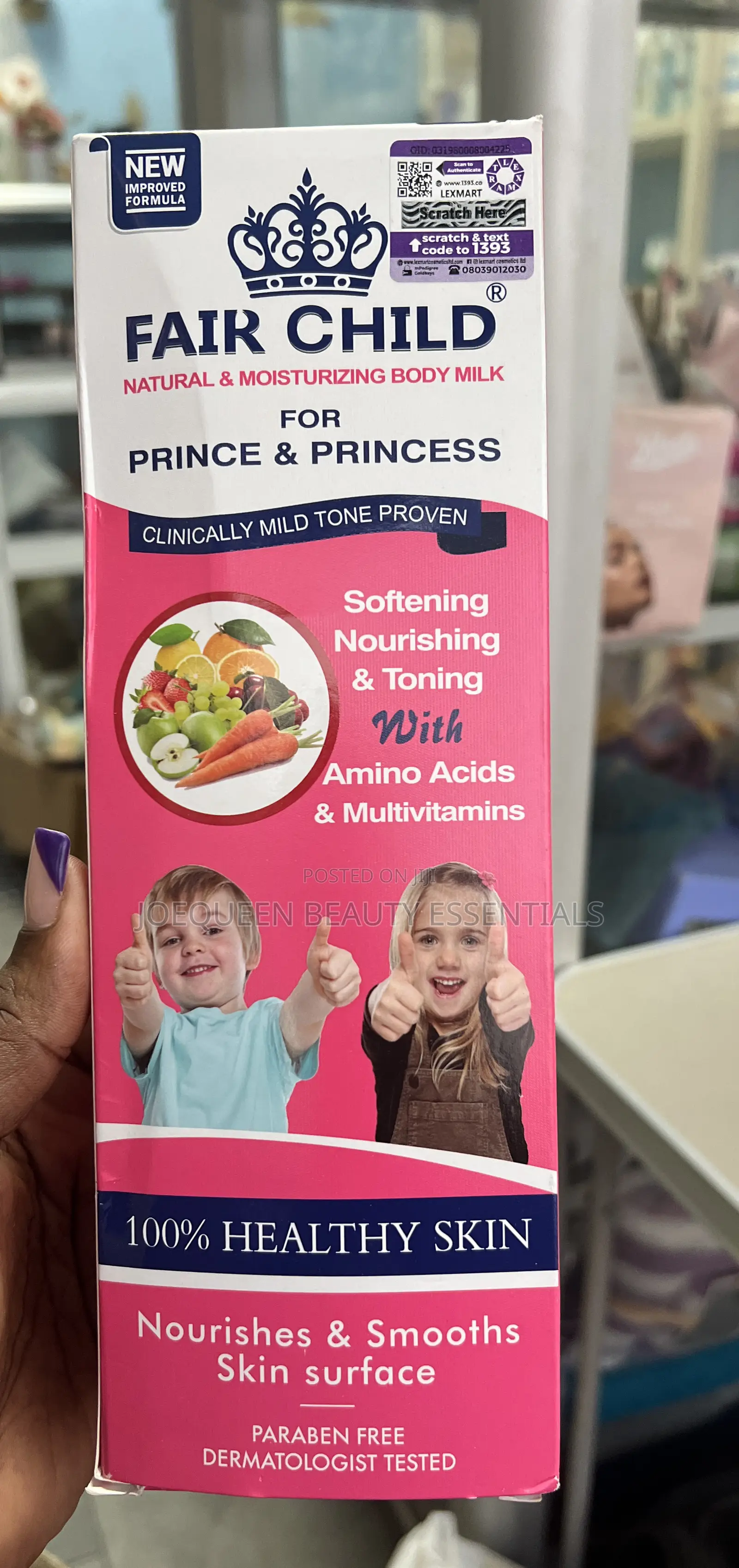 Fair Child Natural And Moisturizing Body Milk