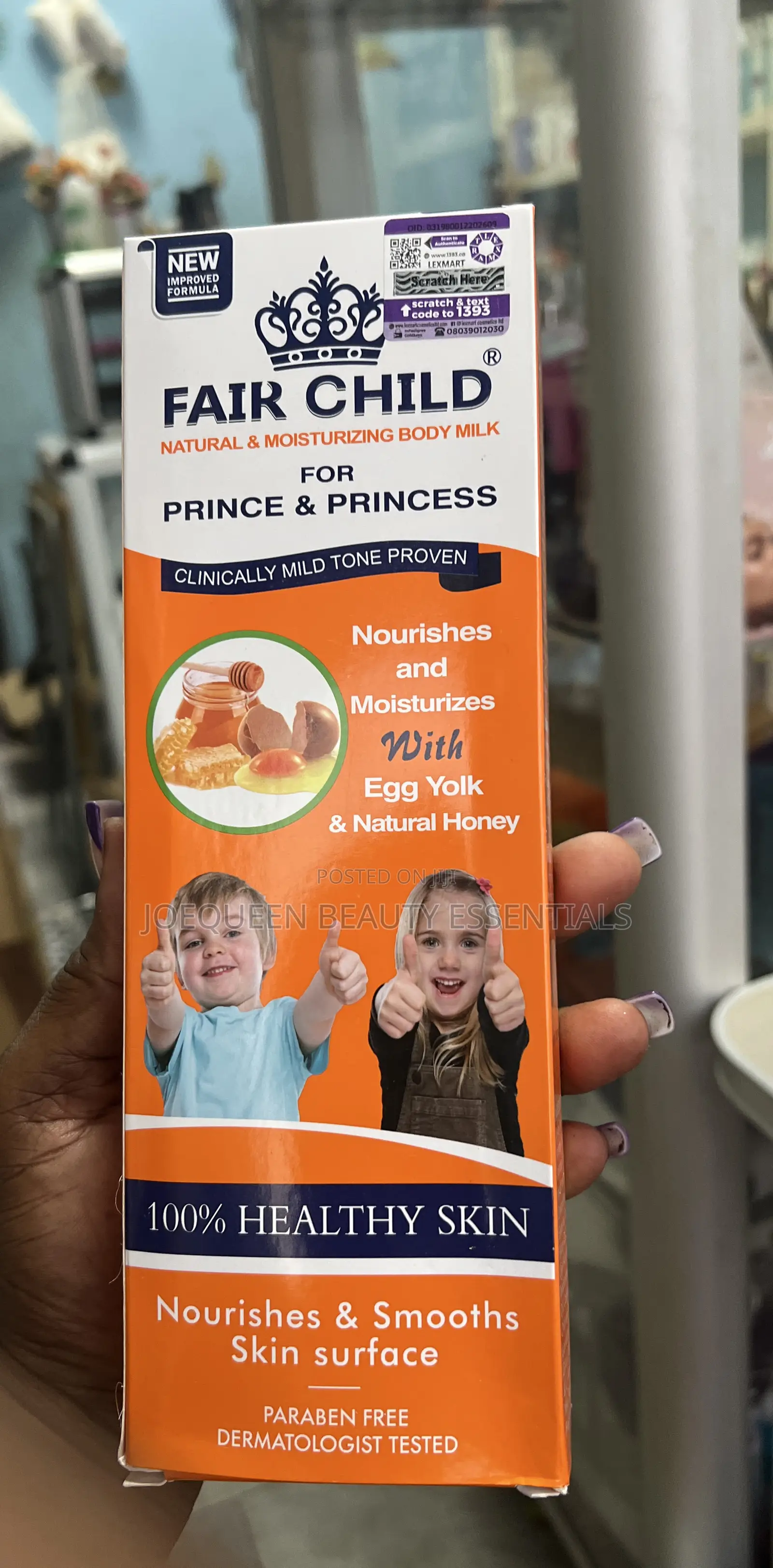 Fair Child Natural And Moisturizing Body Milk