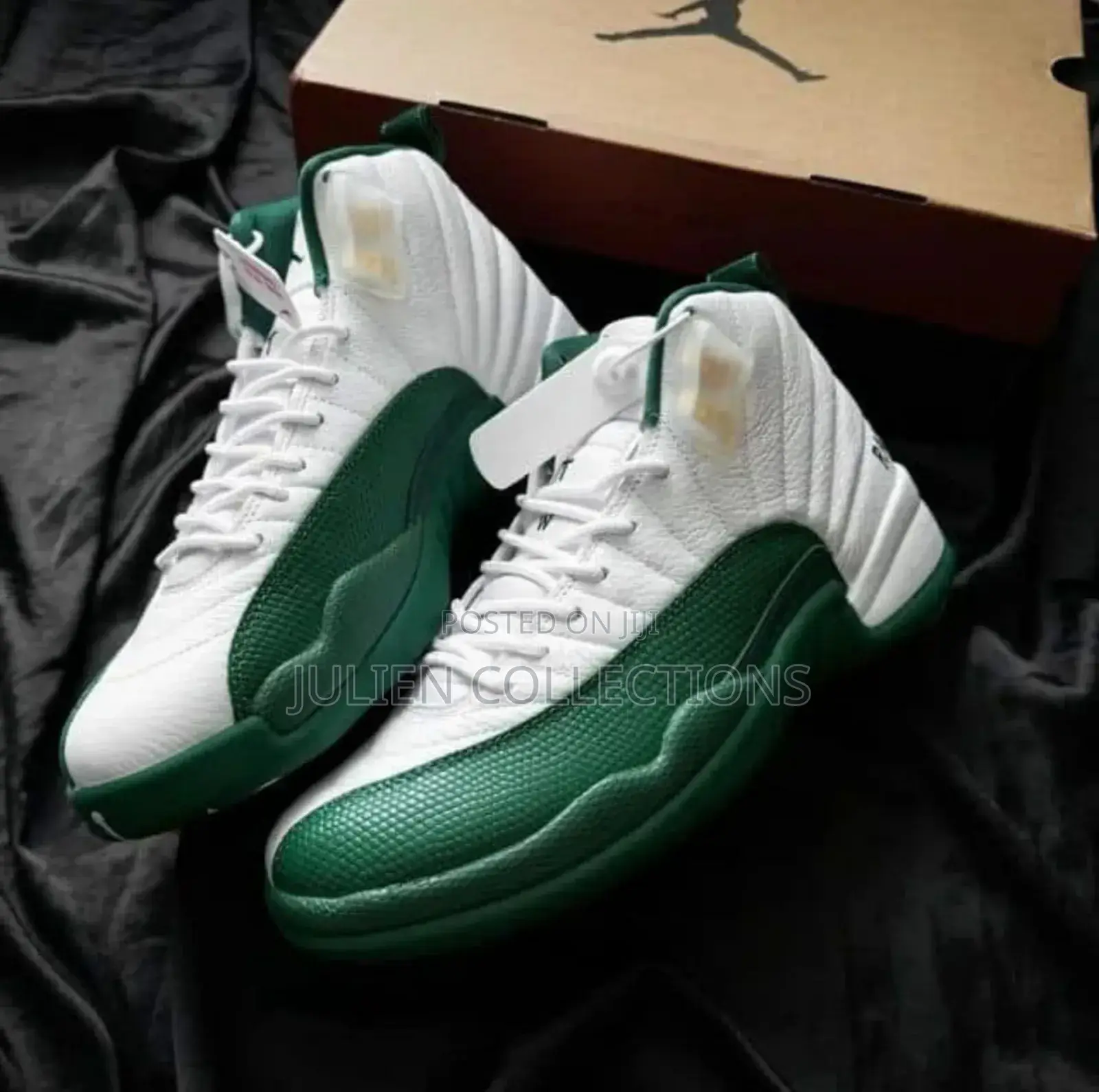 Jordan Retro 12 Jump Man Green and White