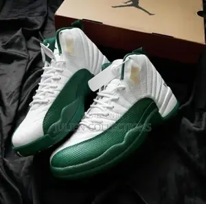 Jordan Retro 12 Jump Man Green and White
