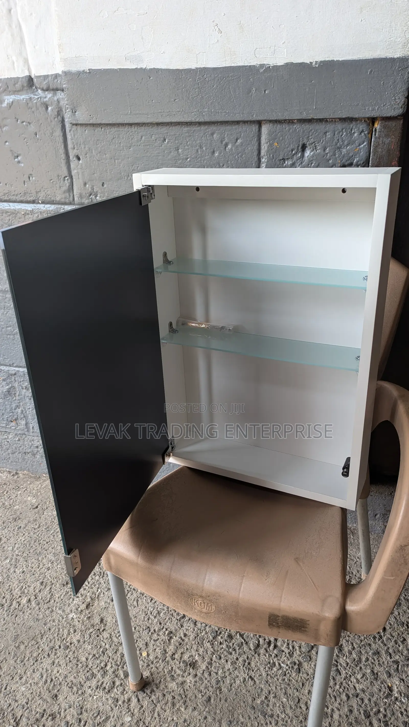 Cabinet Mirror _ Mirror With Shelves