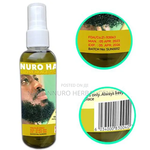 Hair Growth Oil - 100ml ( Nnuro Hair Food )