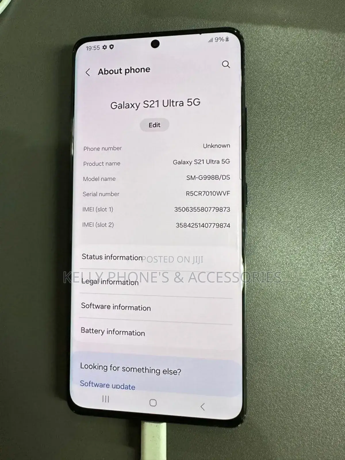 Samsung Galaxy S21 Ultra 5G 256 GB Black