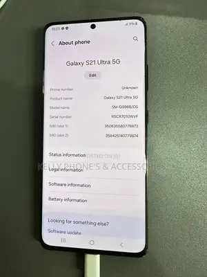 Samsung Galaxy S21 Ultra 5G 256 GB Black