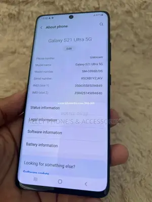 Samsung Galaxy S21 Ultra 5G 256 GB Black