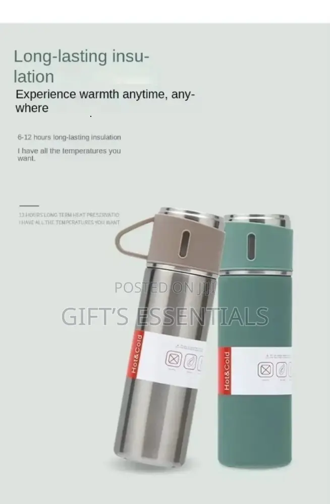 3-in-1 Vacuum Flask Set