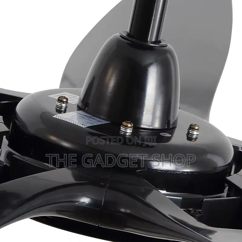 LED Ceiling Fan Black