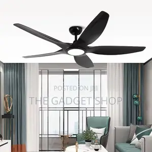 LED Ceiling Fan Black