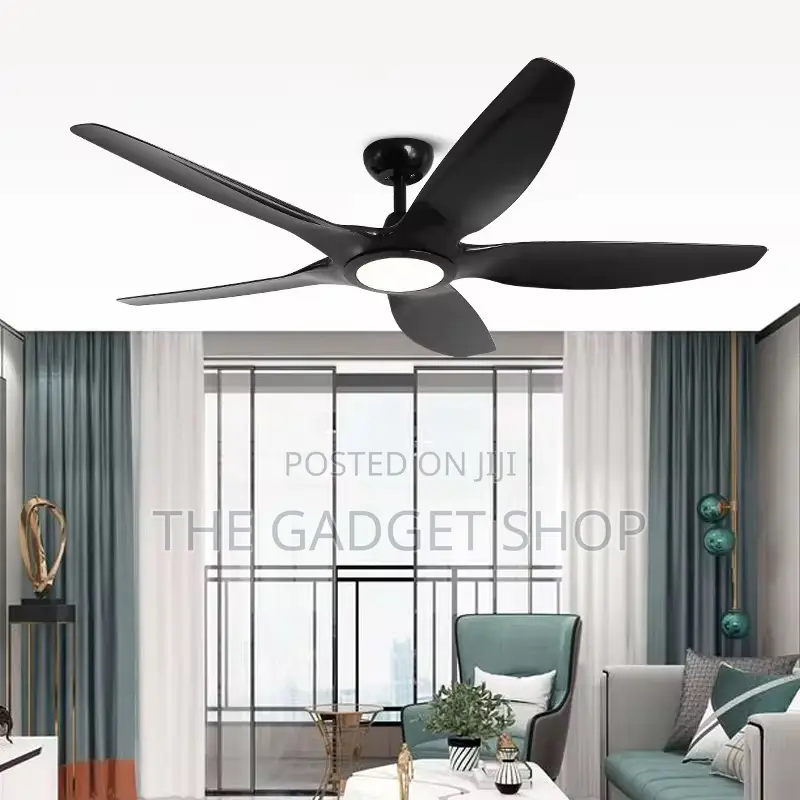 LED Ceiling Fan Black