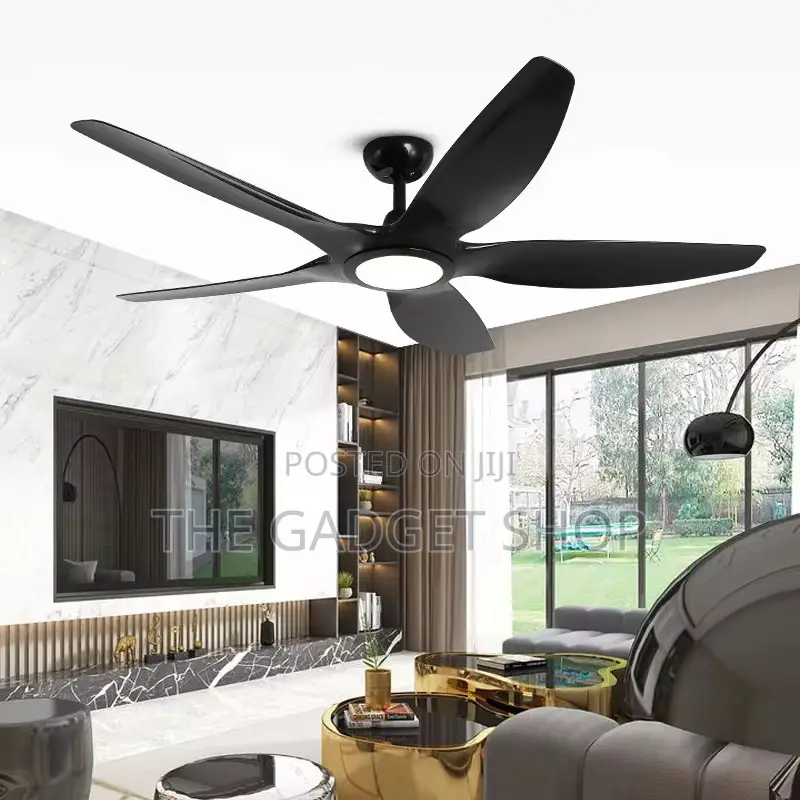 LED Ceiling Fan Black