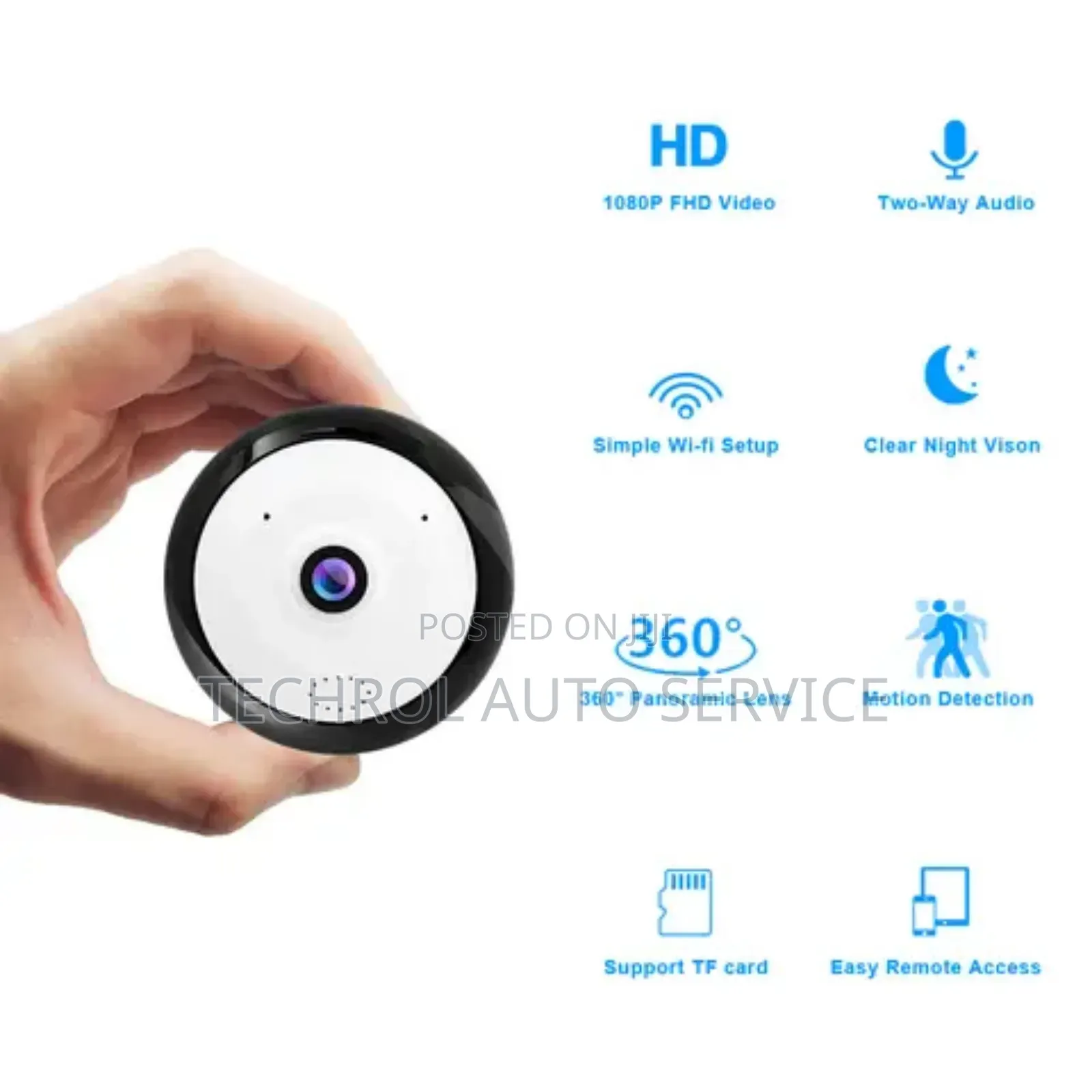 V380 Pro Indor N Otdoor Camera,3MP With 2 WAY Voice Function
