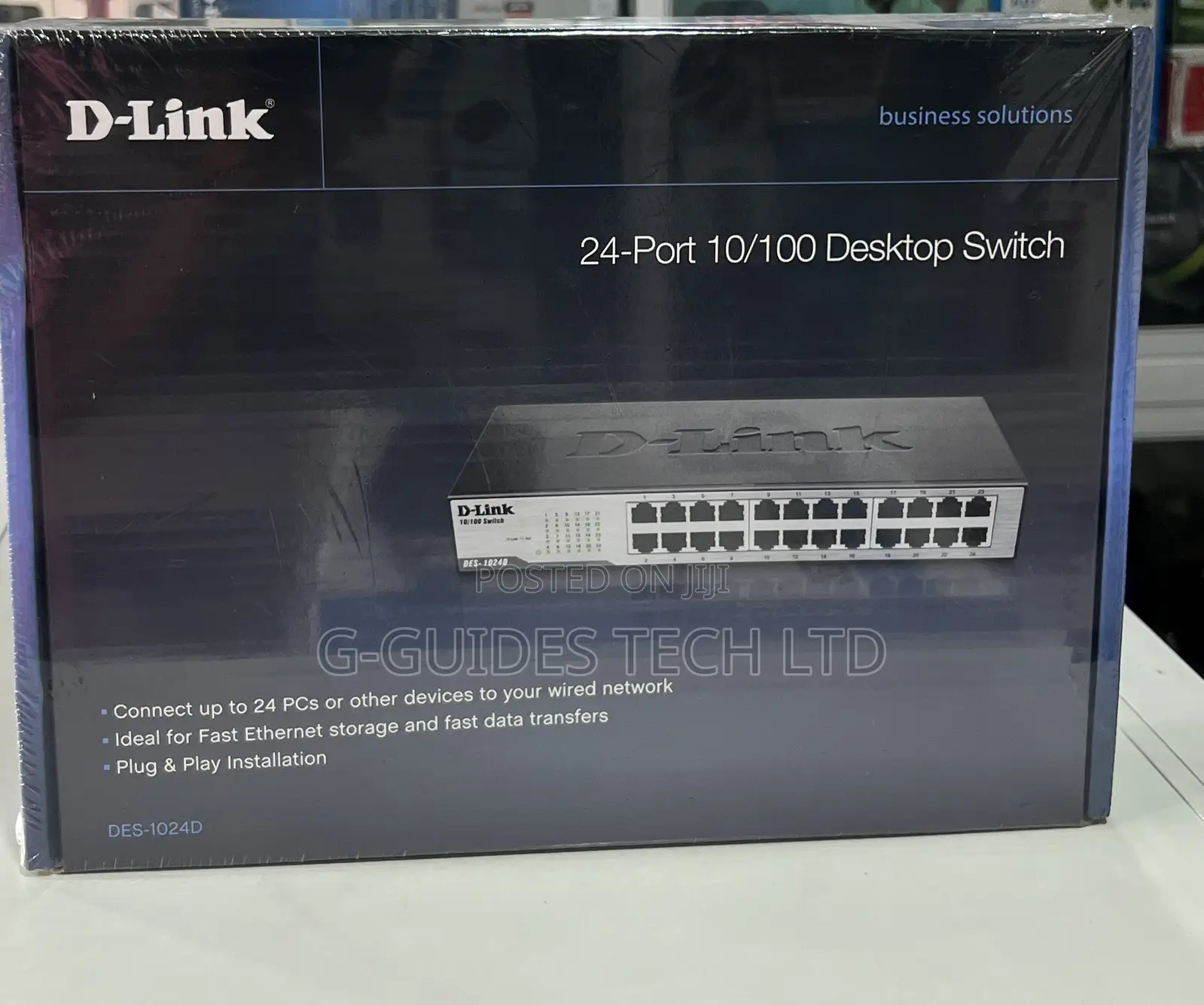 24-Port D-Link Switch Rack-Mount, D-Link 24-Port Switch