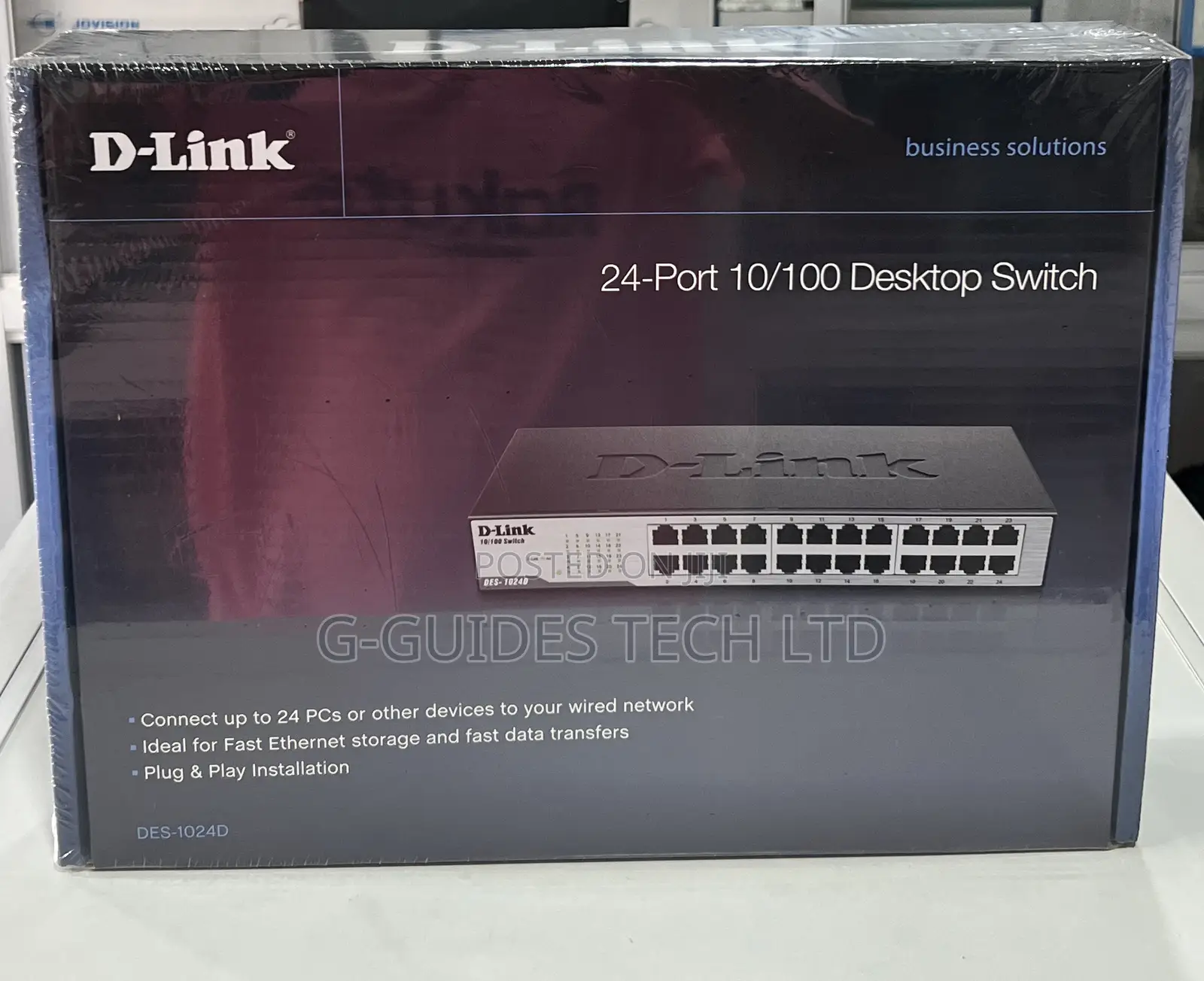 24-Port D-Link Switch Rack-Mount, D-Link 24-Port Switch